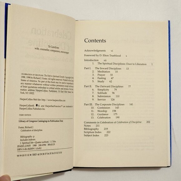 Celebration of Discipline: The Path to Spiritual Growth by Richard J Foster - Picture 3 of 8